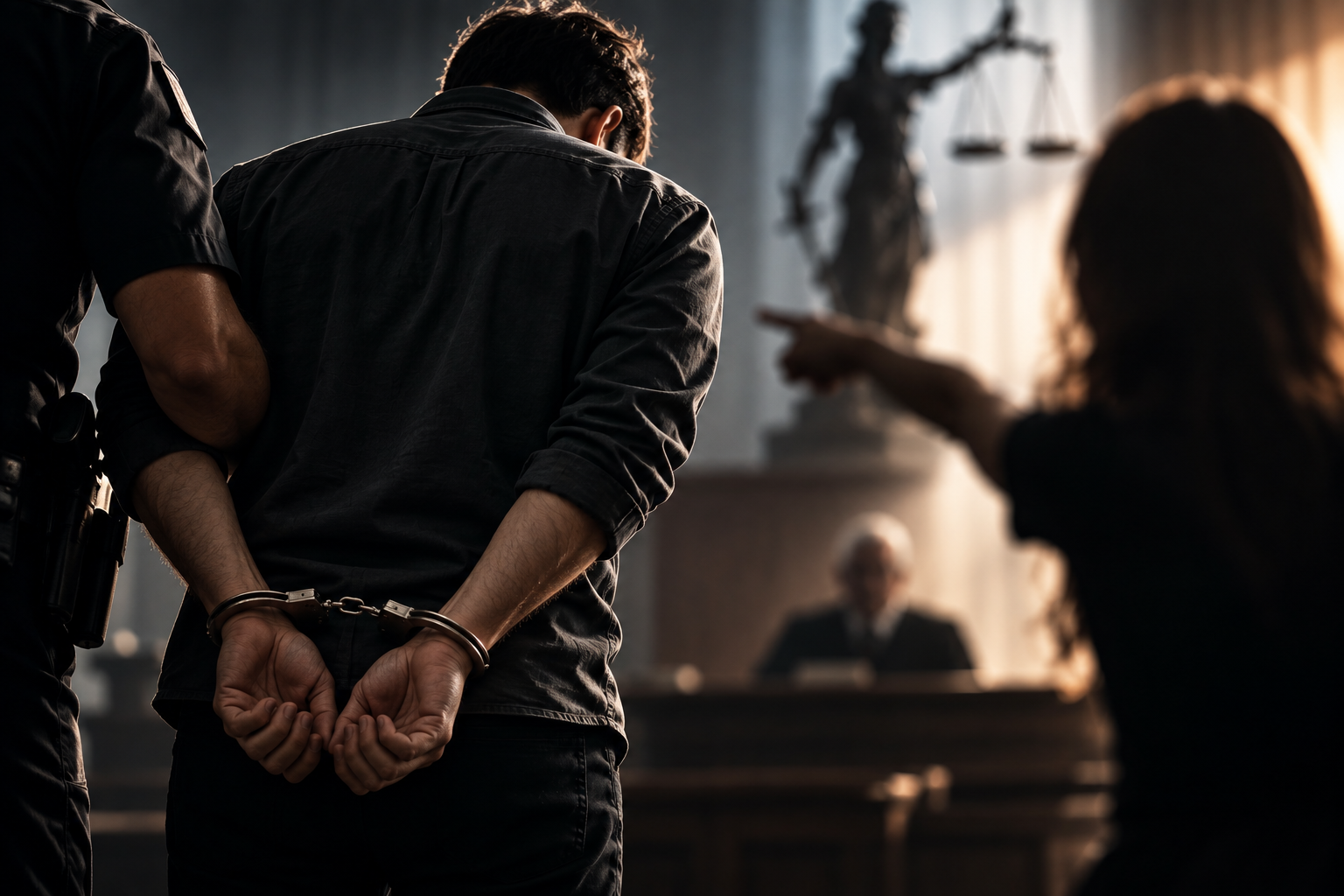 Imagem representativa de defesa criminal em acusação de crime sexual